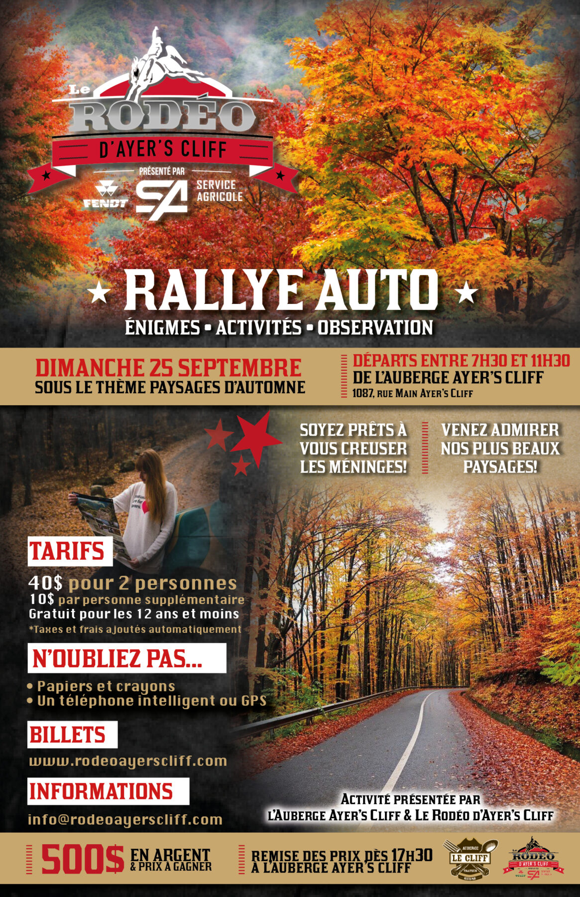 Rallye Auto - Événements spéciaux du Rodéo d'Ayer's Cliff