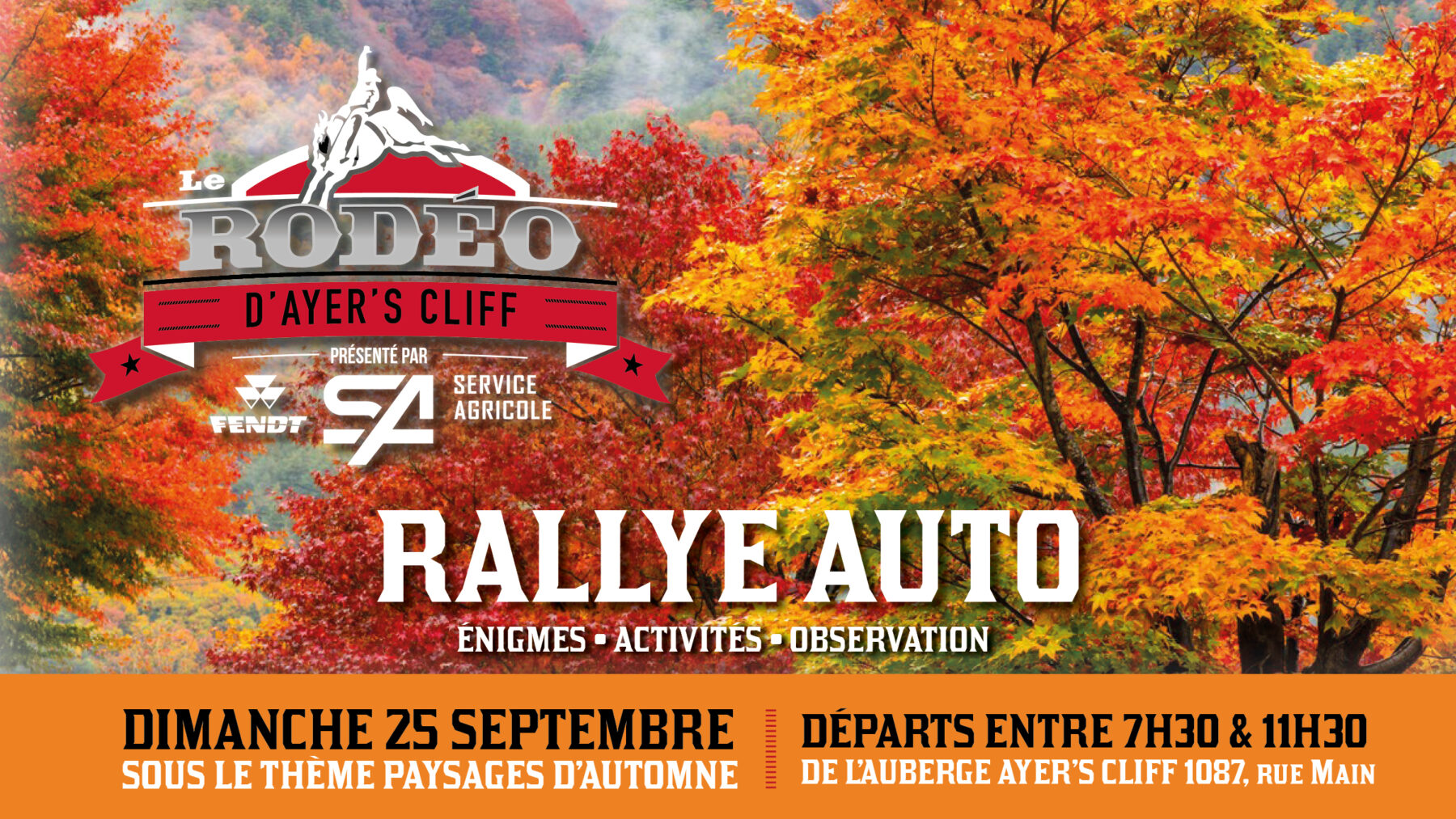 Rally Auto - Événements spéciaux du Rodéo d'Ayer's Cliff
